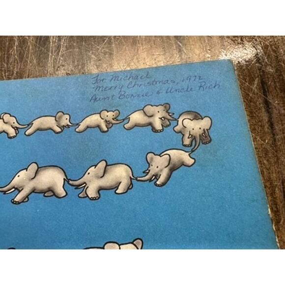 "BABAR" SET OF 4 VTG Children's Books Elephant Adventure Baby Shower Made in USA - Picture 14 of 16